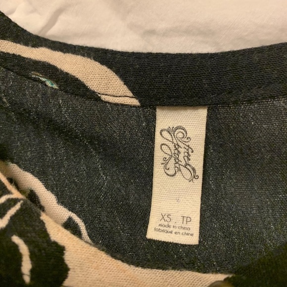 Free People Black Floral Cutout Tree Swing Mini Dress - Picture 11 of 16